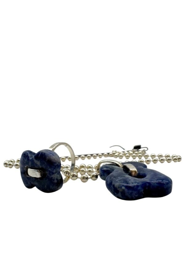 TOUS -  LAPISLAZULI BEARS NECKLACE AND RING